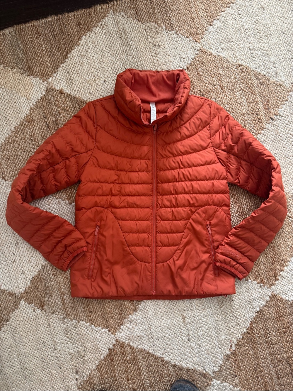 Lululemon Women's Rust Quilted Puffer Jacket